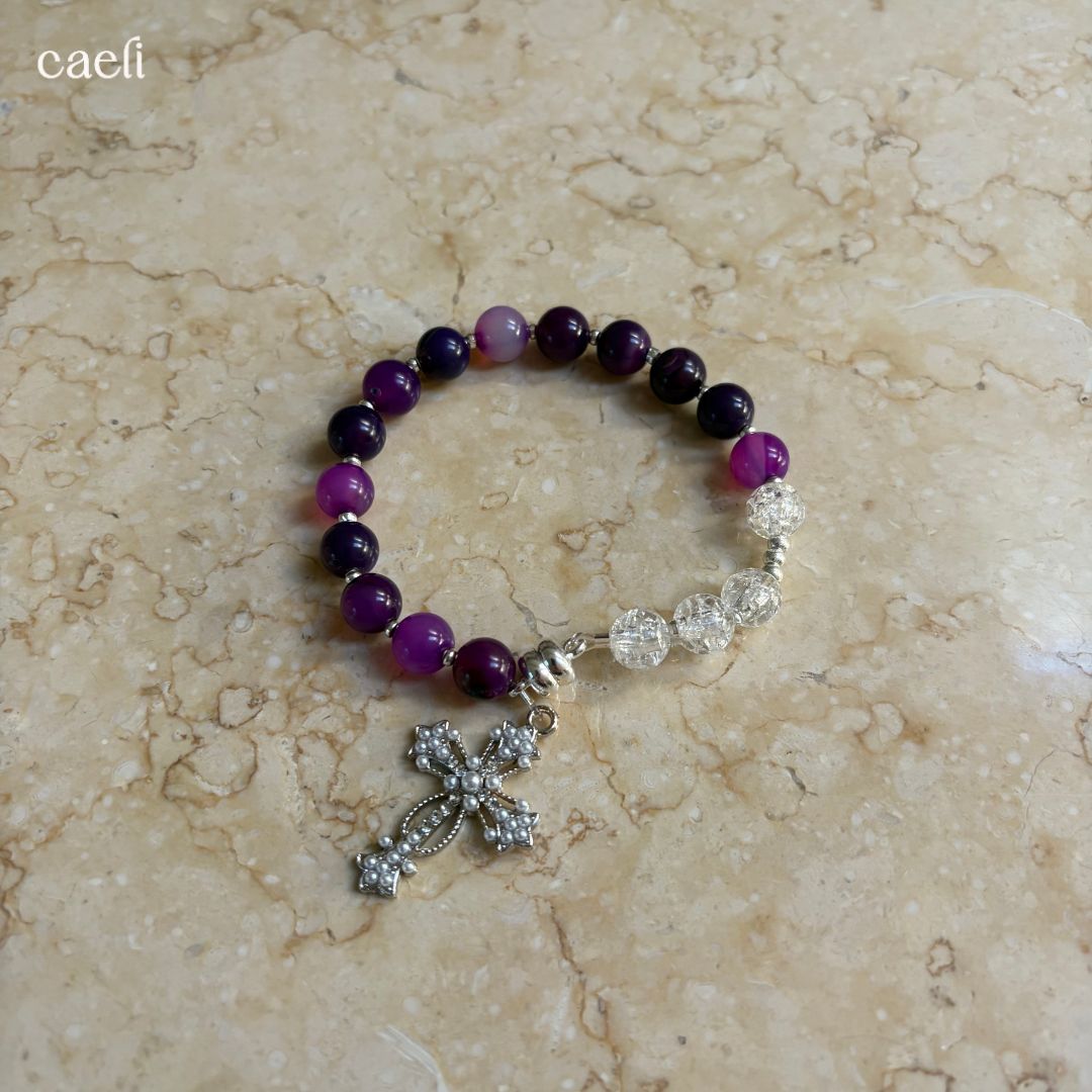 Via Crucis Stations of the Cross "Rosary" Meditation Bracelet | 2 styles available