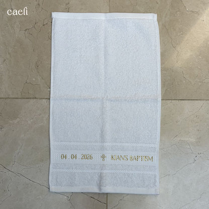 Personalised Baptism Towel | Christening Towel | RCIA Gift