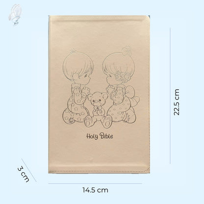 NRSVCE Precious Moments Bible White (Imitation Leather)