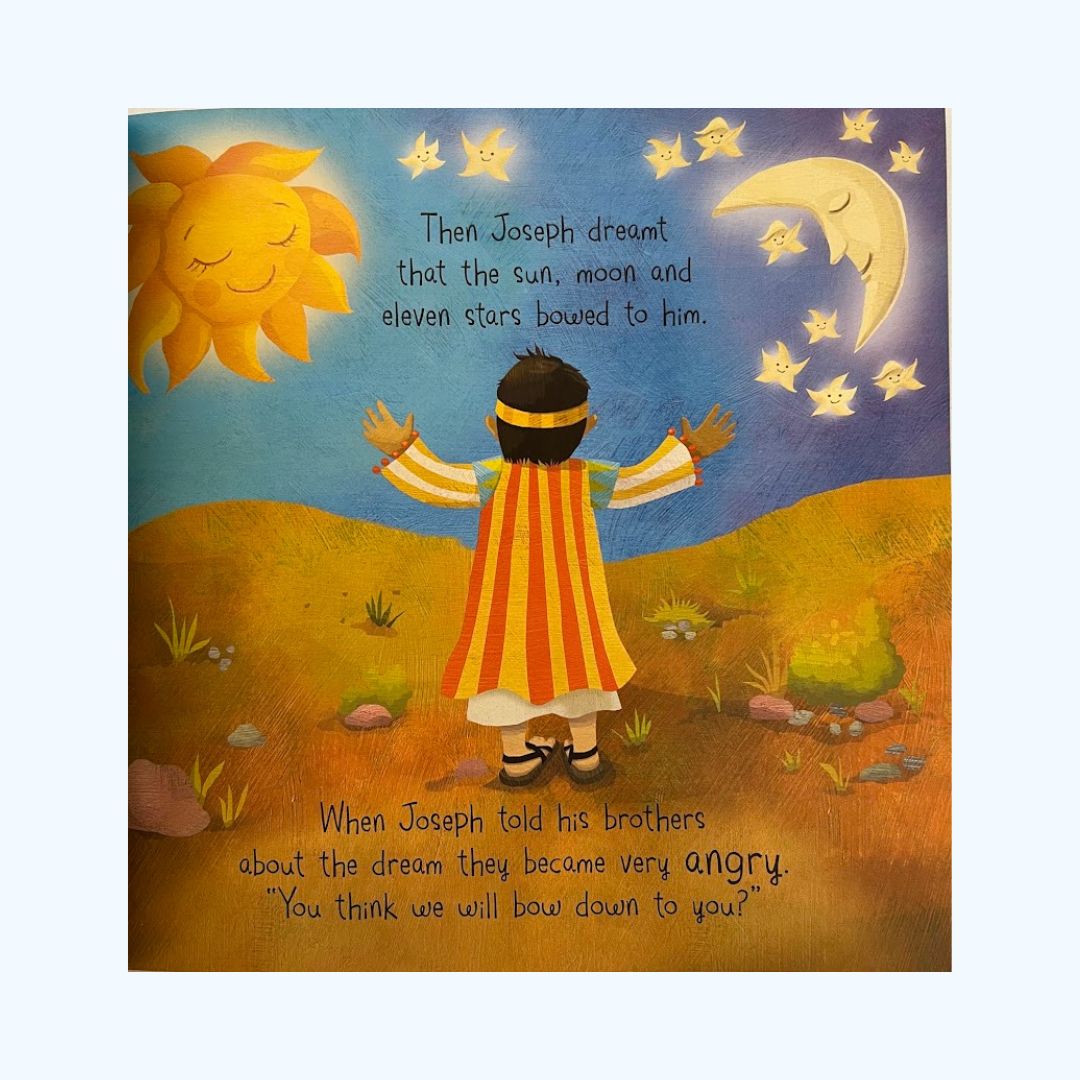 Bible Stories - Joseph and his colourful coat inside