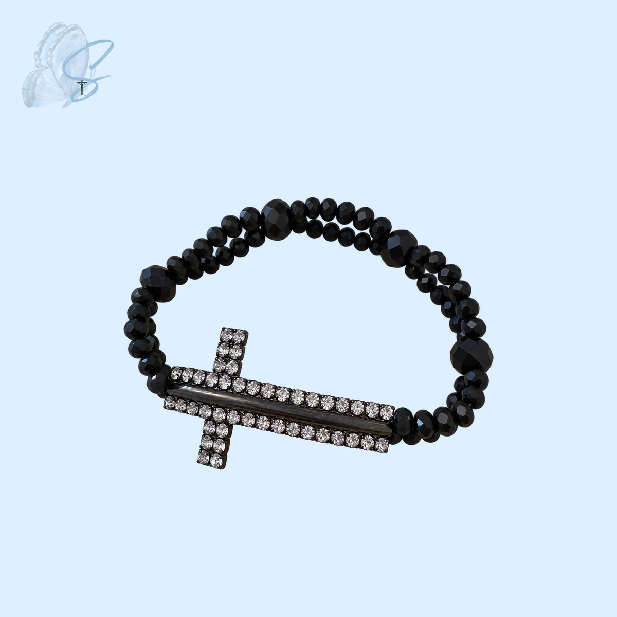 Beaded Cross Bracelet – Locally Made