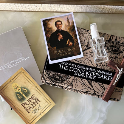 SAINT BOX: The Don's Keepsakes Gift Box | Midi St John Bosco Gift Box | Confirmation Gift Set