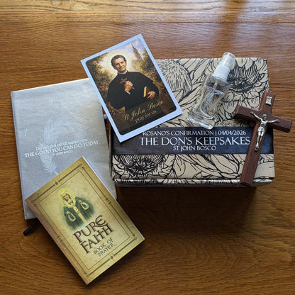SAINT BOX: The Don's Keepsakes Gift Box | Midi St John Bosco Gift Box | Confirmation Gift Set