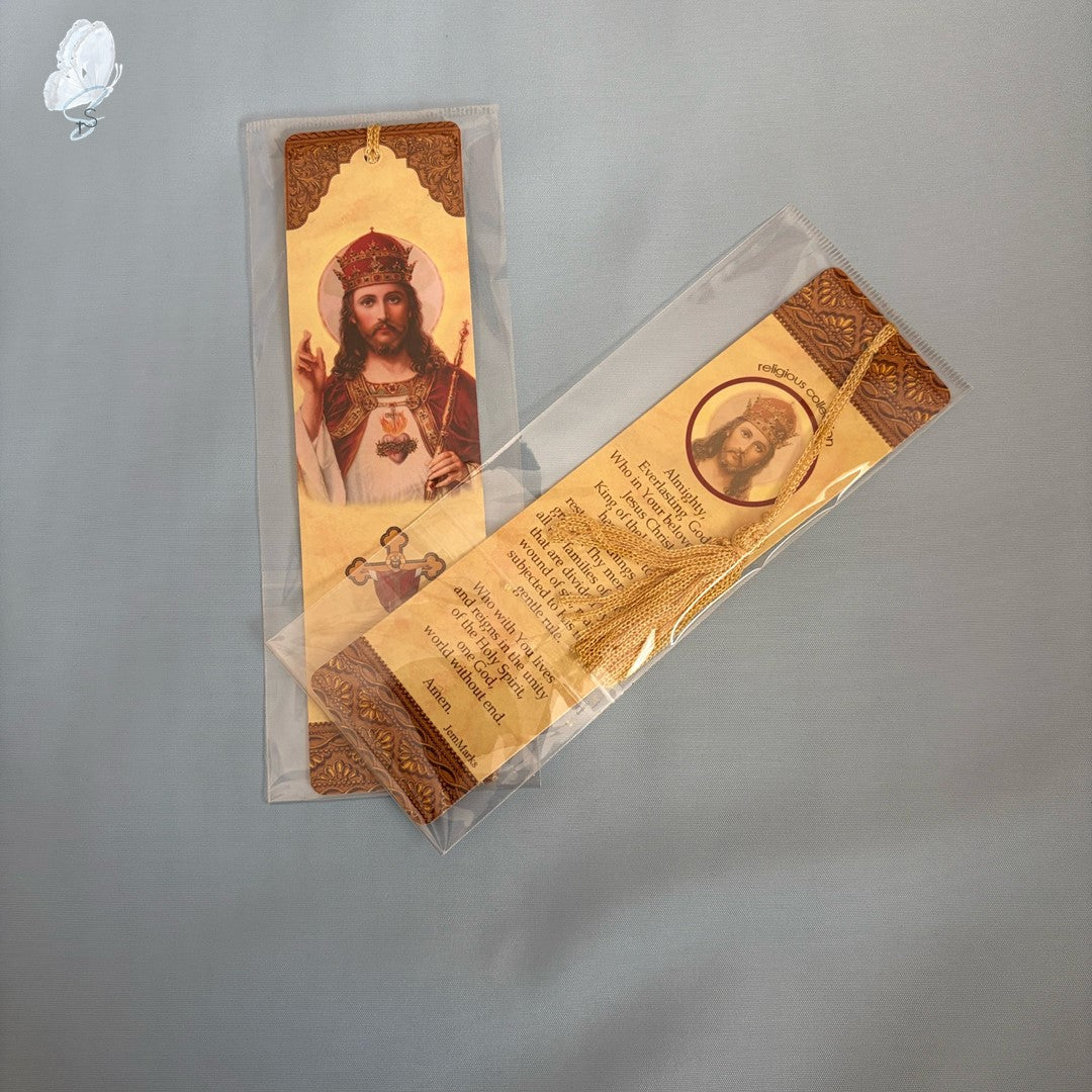 Catholic Devotional Bookmark | Gloss Card with Tassel
