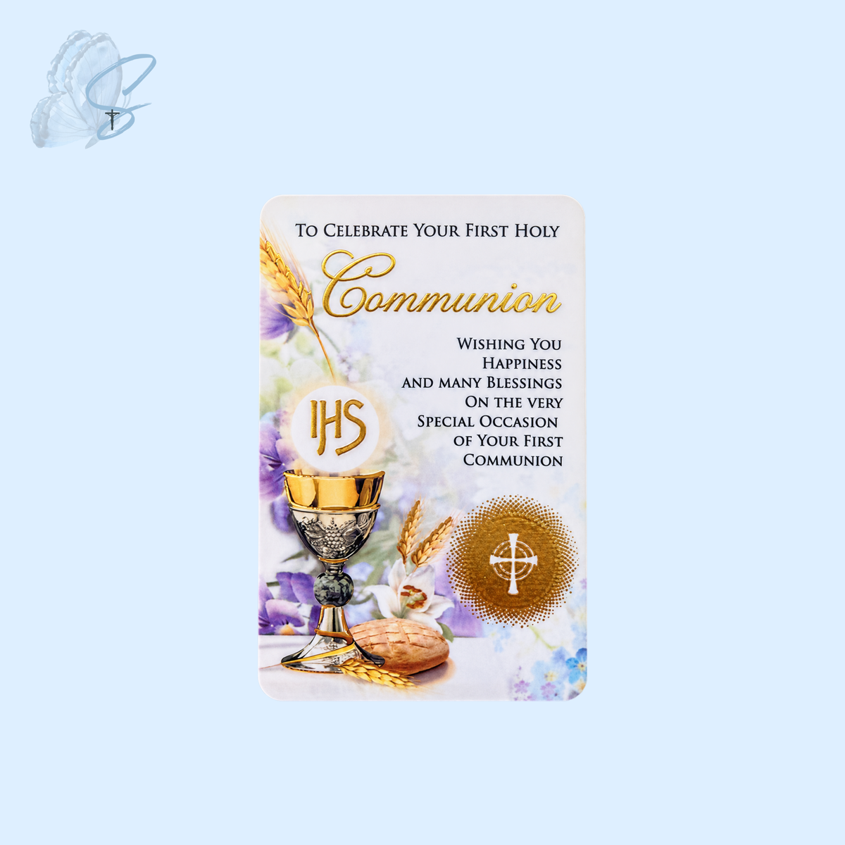 Traditional Catholic Prayer Card