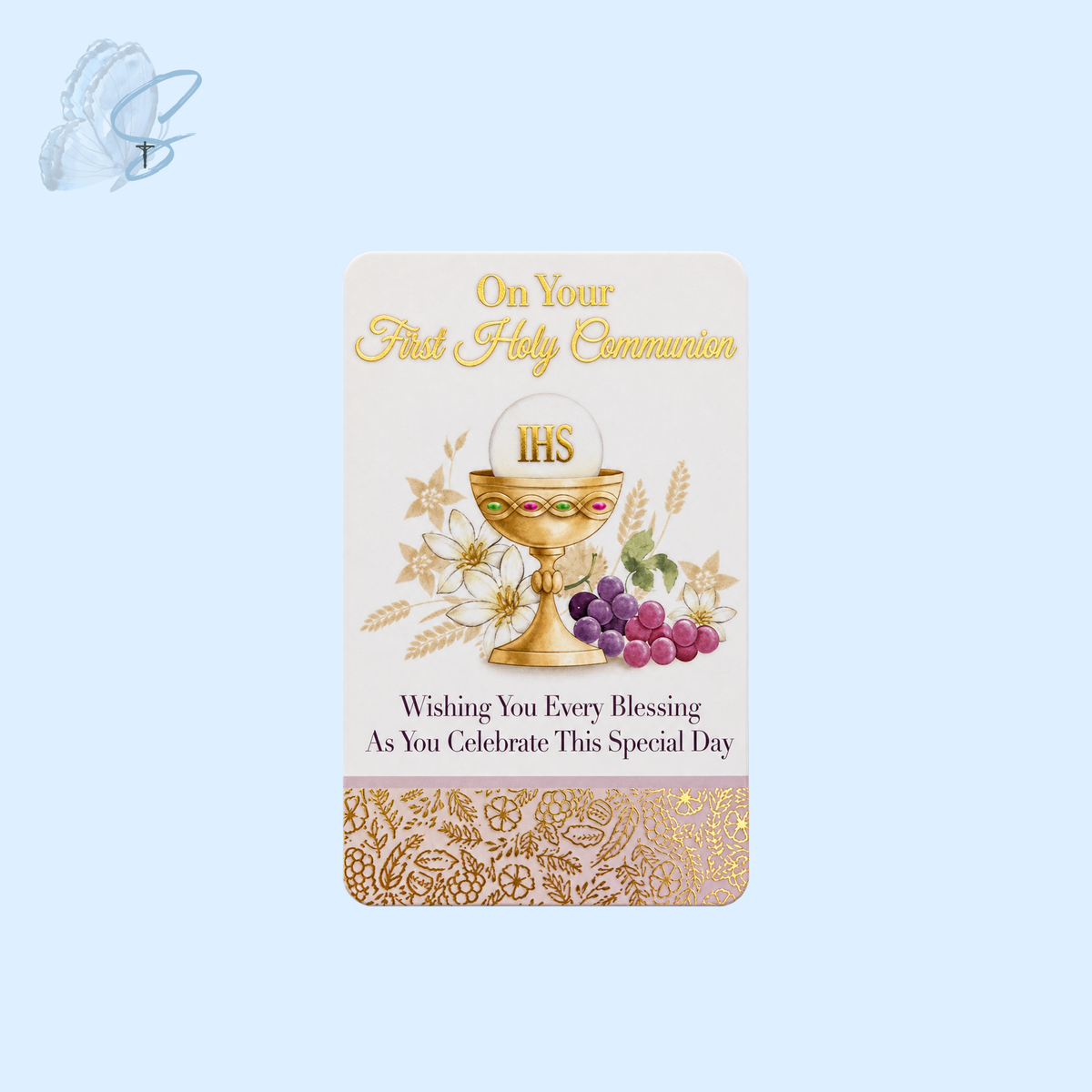 Traditional Catholic Prayer Card