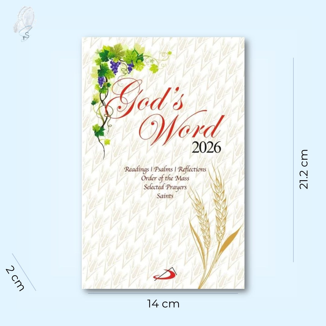 2026 God's Word Bible Diary – Catholic Mass and Prayer Guide (Hardcover)