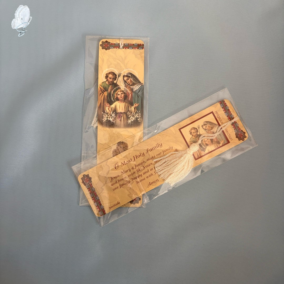 Catholic Devotional Bookmark | Gloss Card with Tassel