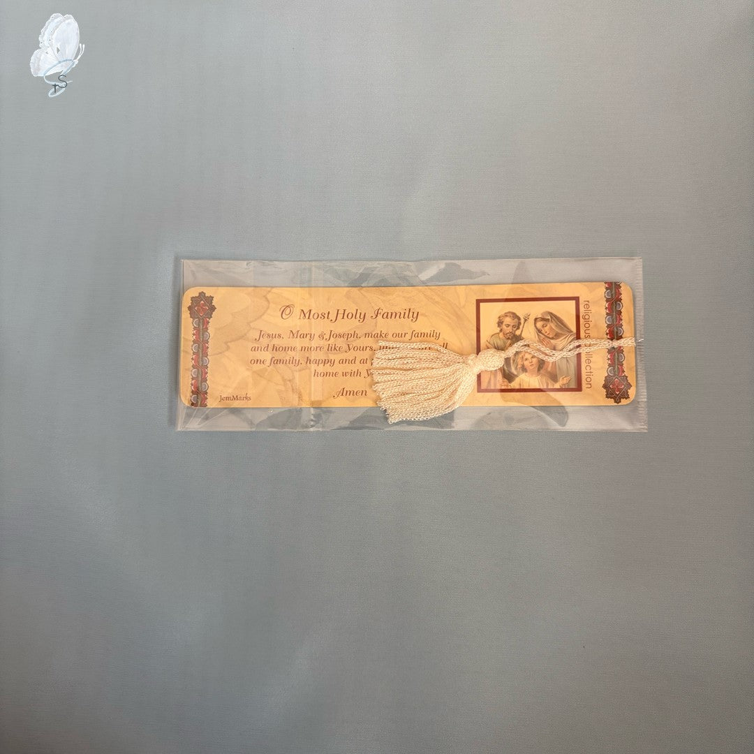 Catholic Devotional Bookmark | Gloss Card with Tassel
