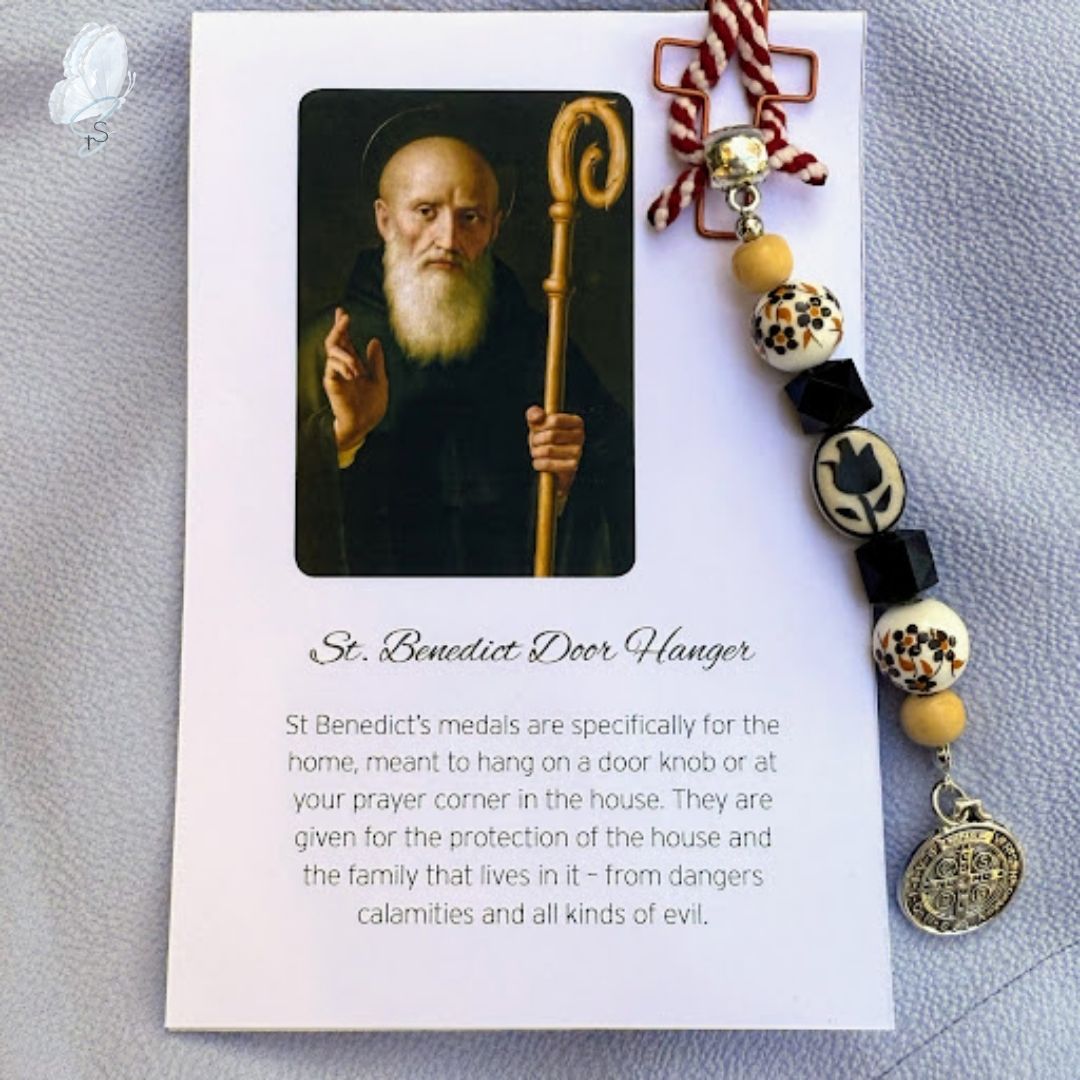 Saint Benedict Door Hanger