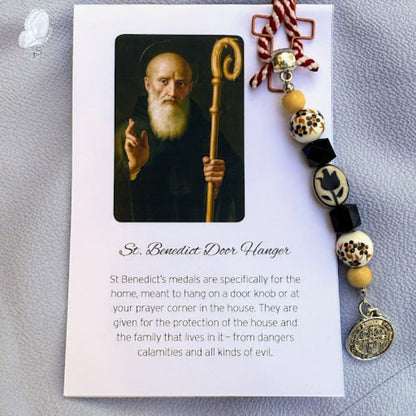 Saint Benedict Door Hanger