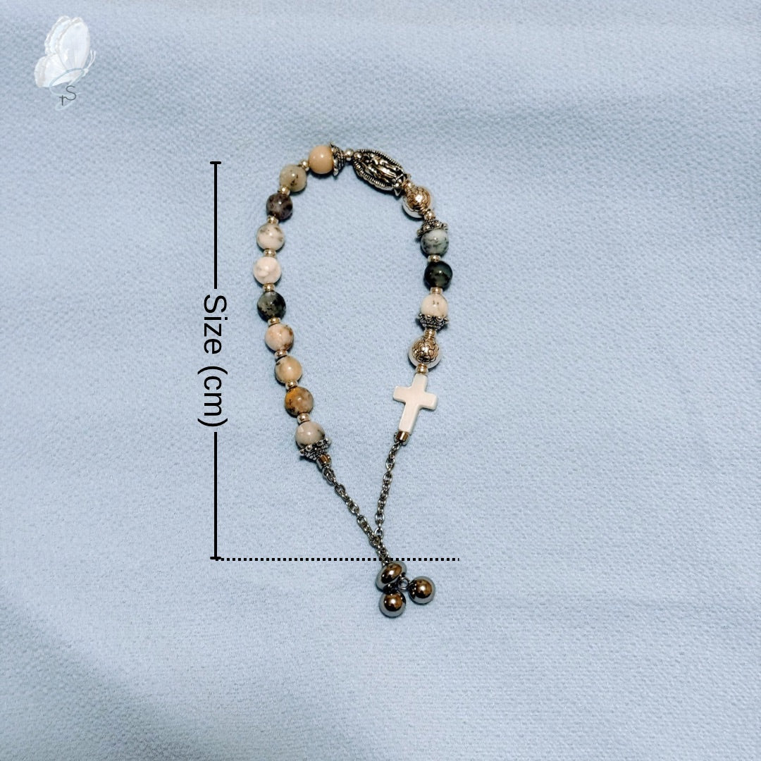 Adjustable Slider Rosary Bracelets