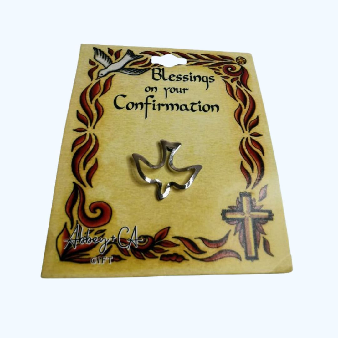 Silver Dove Pin – Blessings for Confirmation