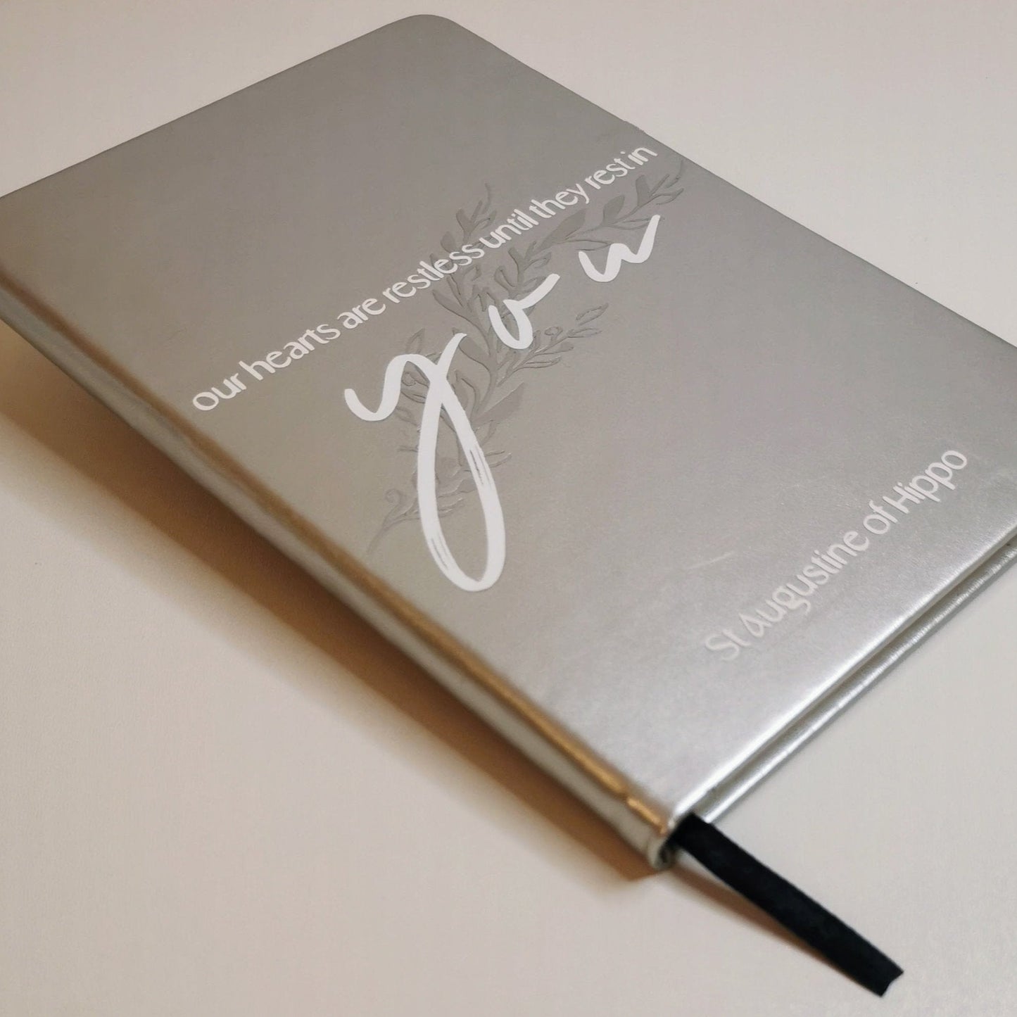 St. Augustine - Restless Hearts Quote | Notebook | Personaliseable
