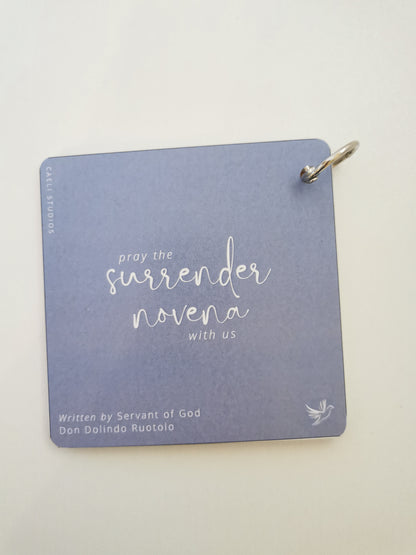 Pocket Prayers - Surrender Novena | 16-Page Prayer Guide with Binding Ring | Compact and Portable