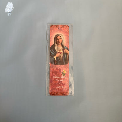 Catholic Devotional Bookmark | Gloss Card with Tassel