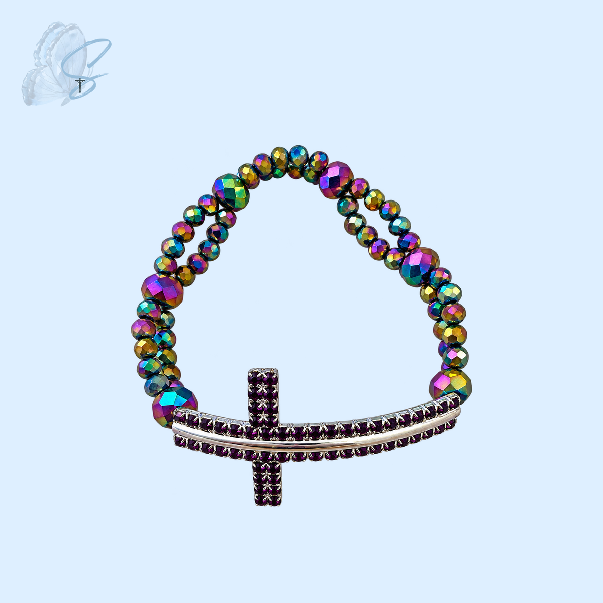 Beaded Cross Bracelet – Locally Made