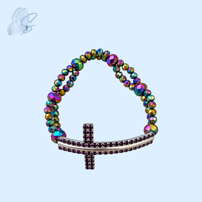 Beaded Cross Bracelet – Locally Made