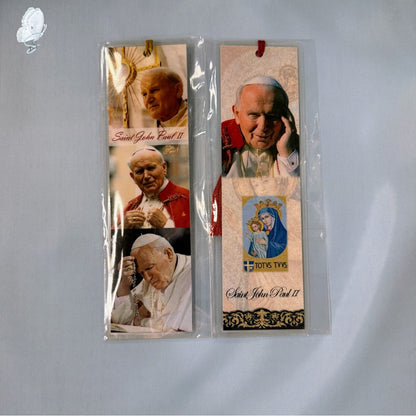 Catholic Saint Bookmark | Gloss Card with Tassel