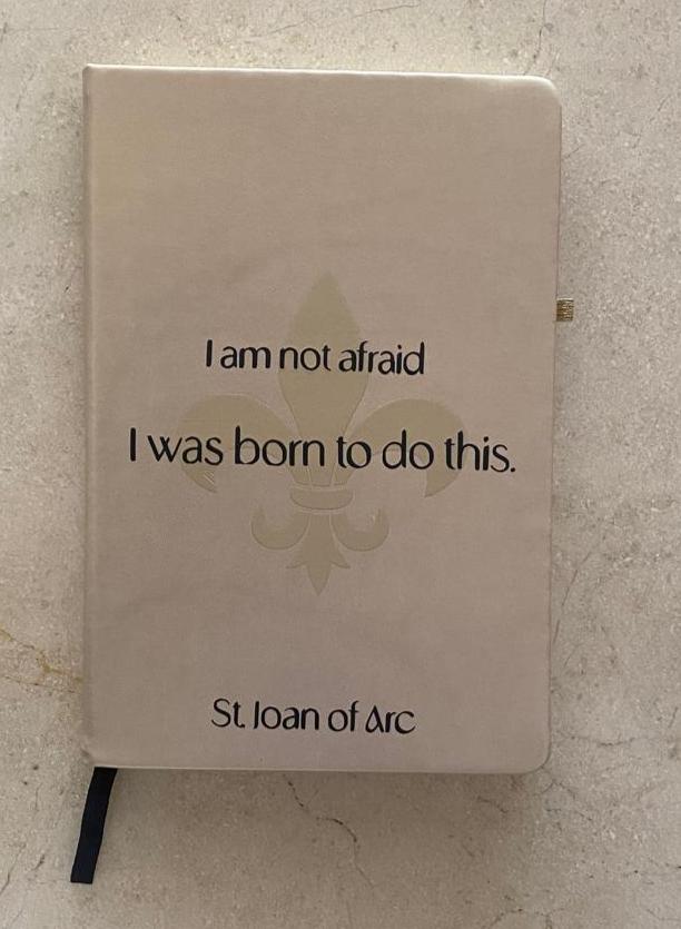 St. Joan of Arc - Quote | Notebook | Personalisation Available