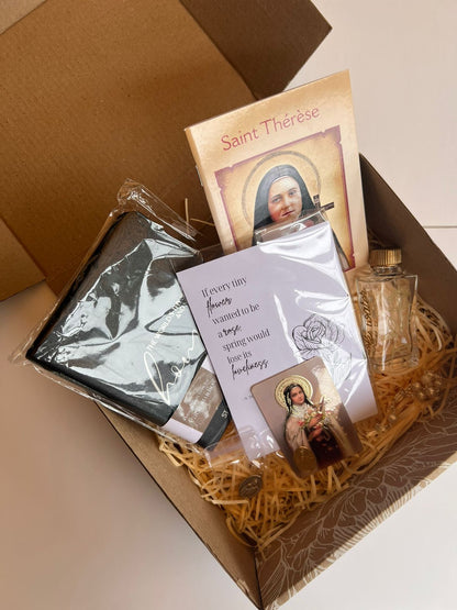 SAINT BOX: The Little Way Gift Box | Midi St Thérèse of Lisieux Gift Box | Confirmation Gift