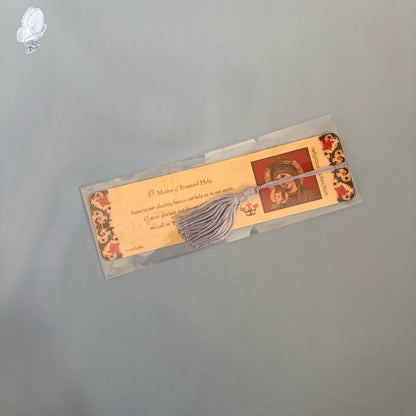 Catholic Devotional Bookmark | Gloss Card with Tassel