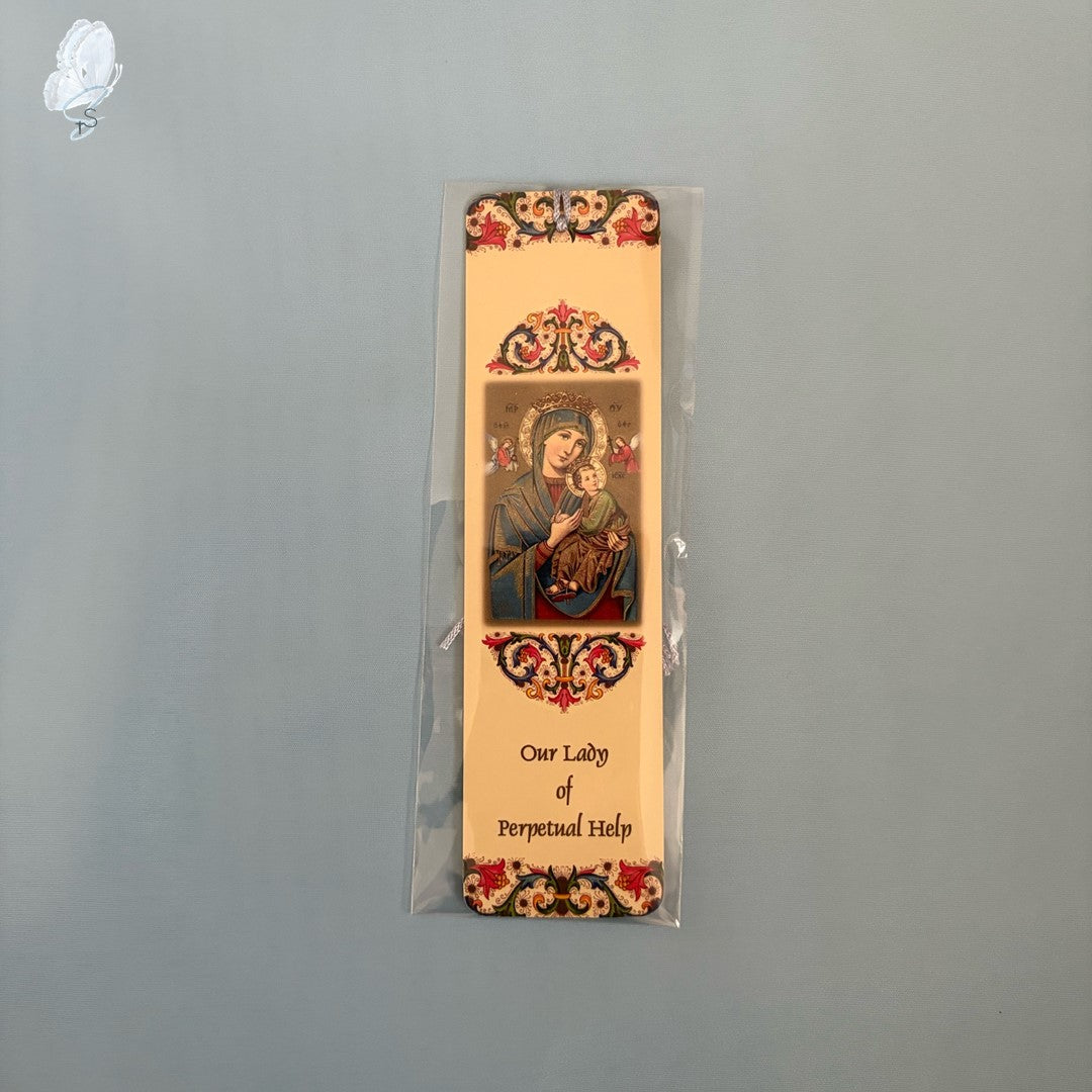 Catholic Devotional Bookmark | Gloss Card with Tassel