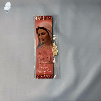 Catholic Devotional Bookmark | Gloss Card with Tassel