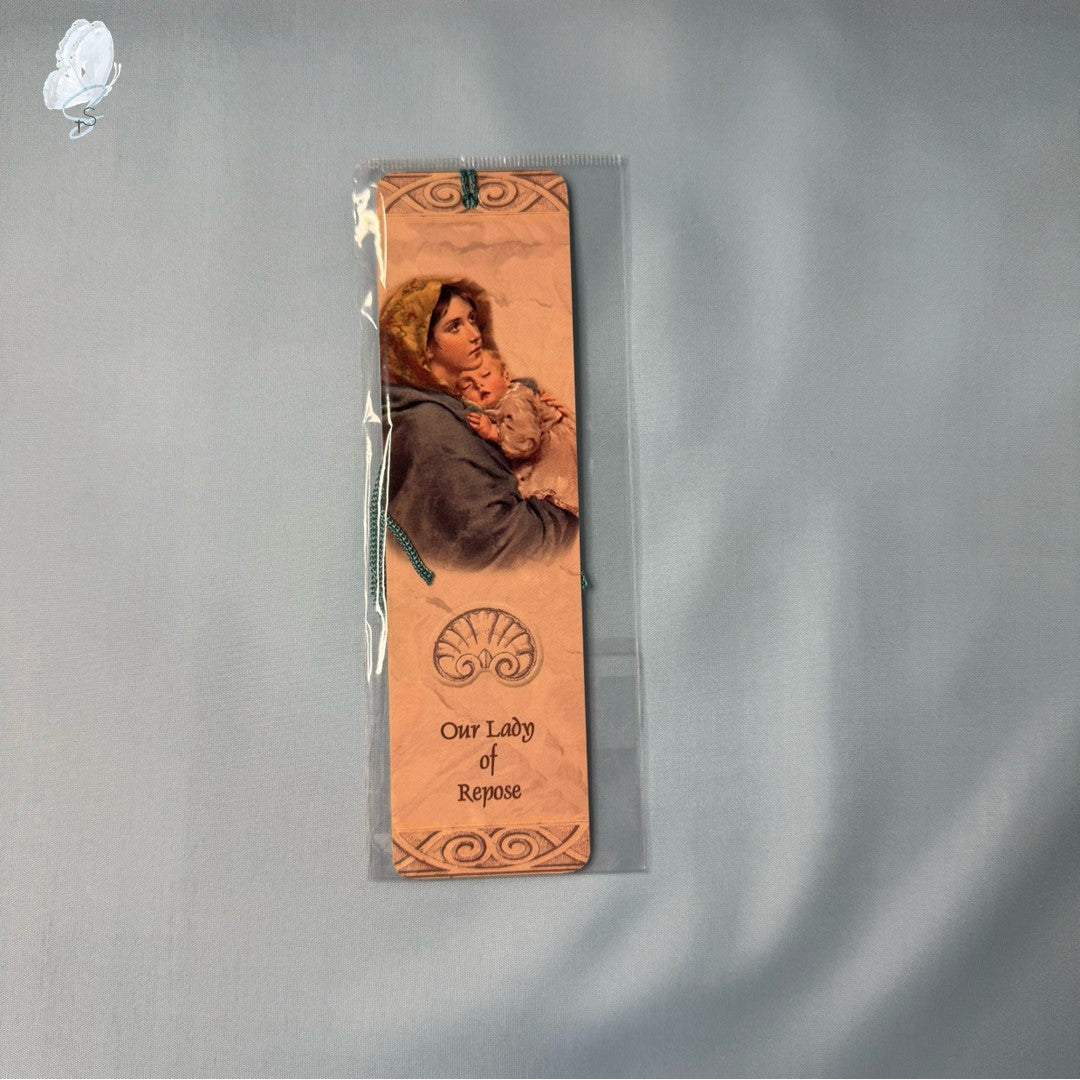 Catholic Devotional Bookmark | Gloss Card with Tassel
