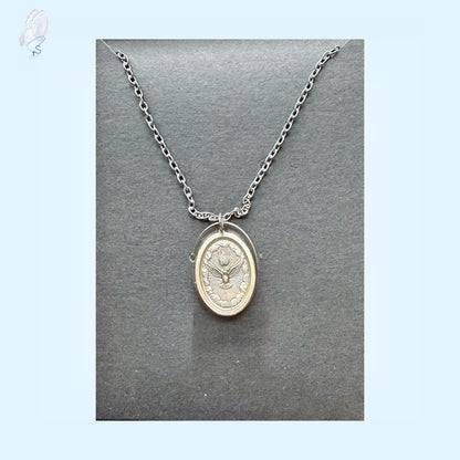 Saint Medal Costume Jewellery Silver Necklaces