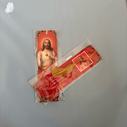 Catholic Devotional Bookmark | Gloss Card with Tassel