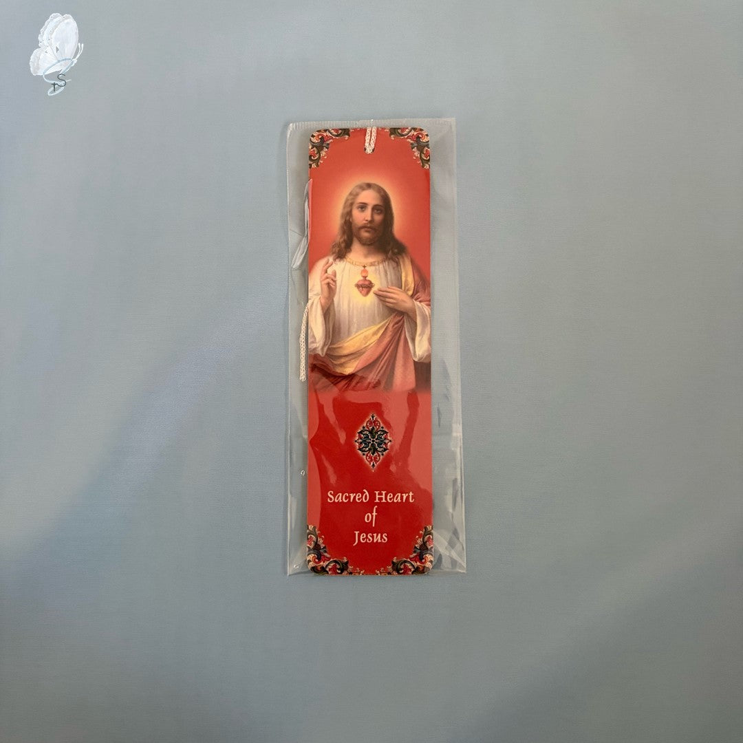 Catholic Devotional Bookmark | Gloss Card with Tassel