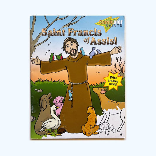 St Francis of Assisi colouring book Kids