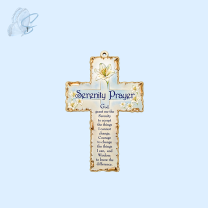 Serenity Prayer Wall Cross