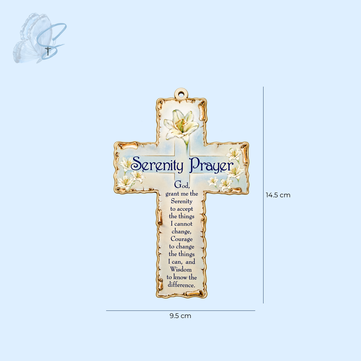 Serenity Prayer Wall Cross