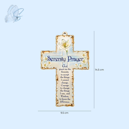 Serenity Prayer Wall Cross