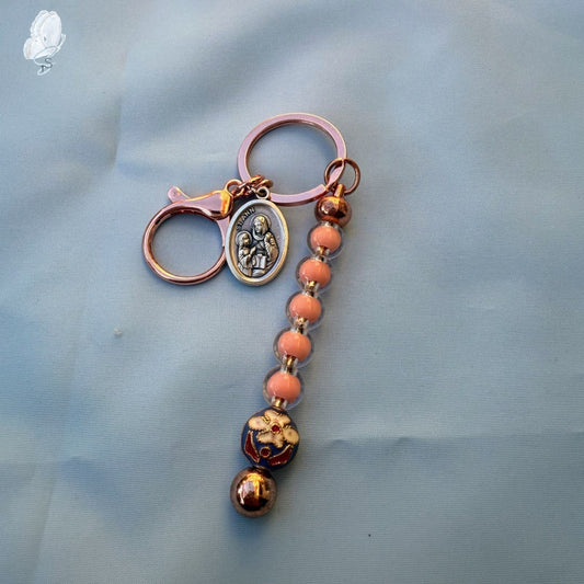 Chaplet of St Anne Keyring