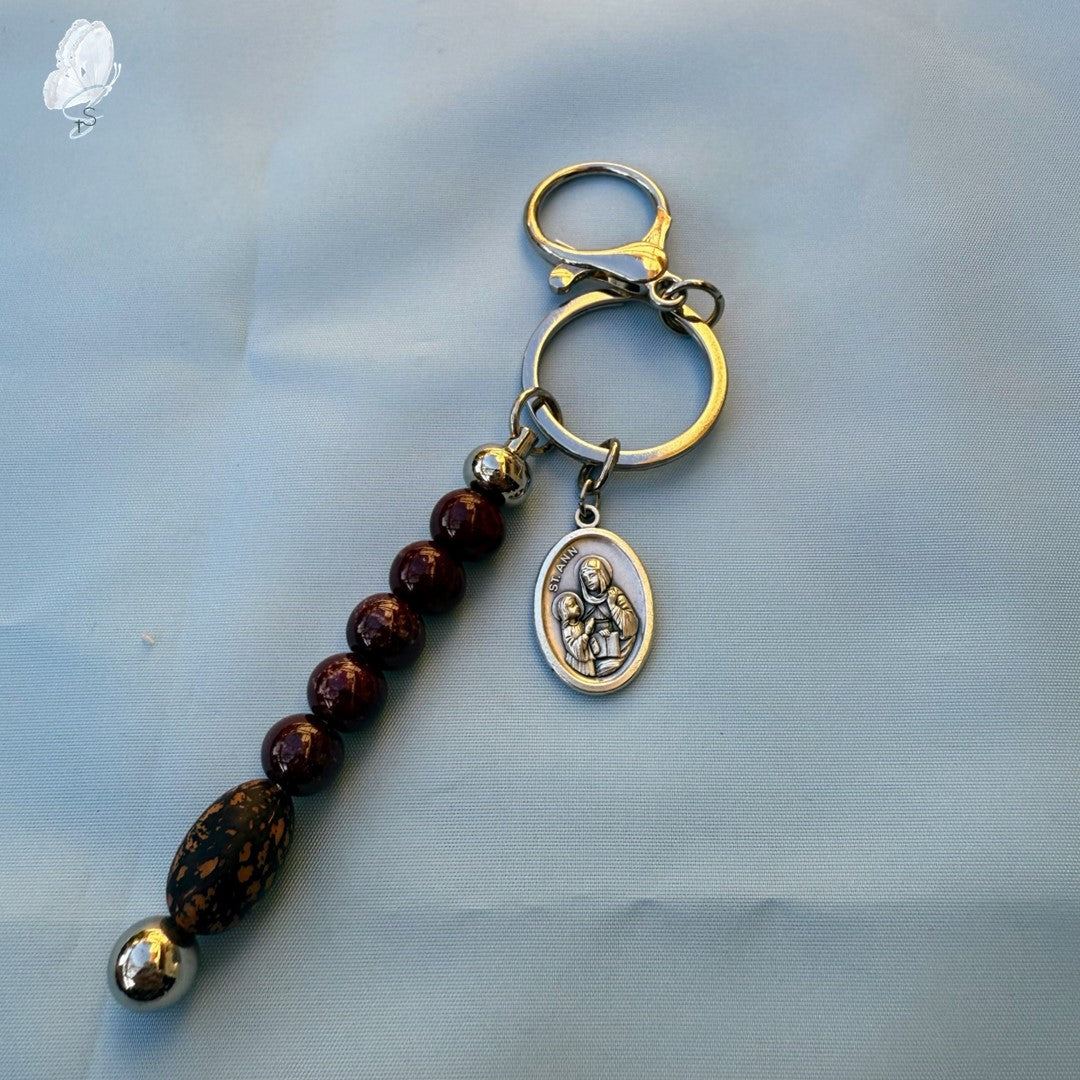 Chaplet of St Anne Keyring