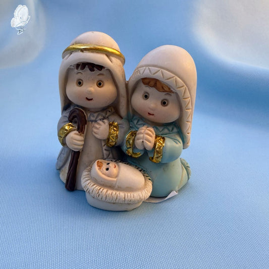 Portugal Drop: Holy Family Nativity Resin Figure – Joseph with Cane