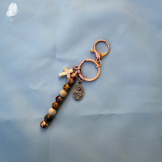 Chaplet of St Jude Keyring