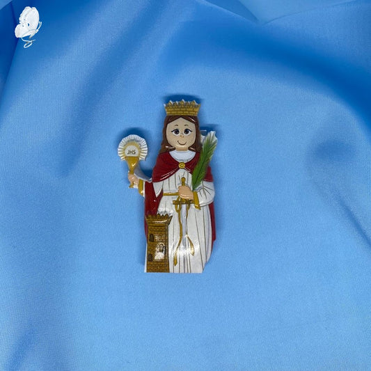 Portugal Drop: Lello & Lilla Magnet – Saint Barbara