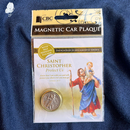 St Christopher Car Magnet
