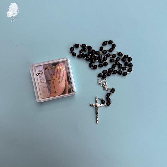 My Rosary – Oblong Wooden Beads