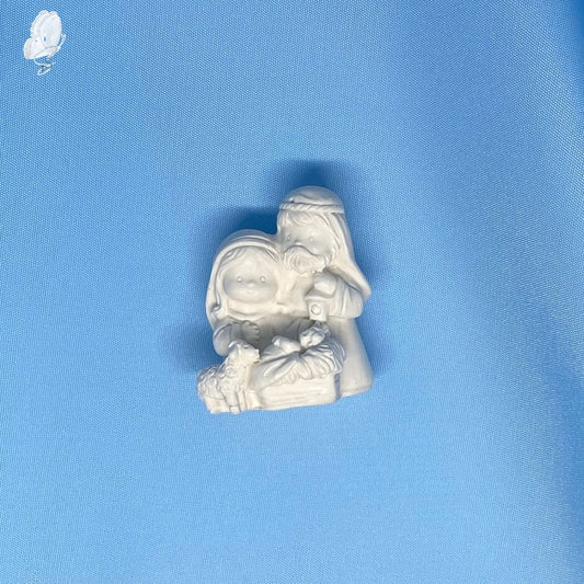 Portugal Drop: Nativity with Lamb Jesmonite Statue
