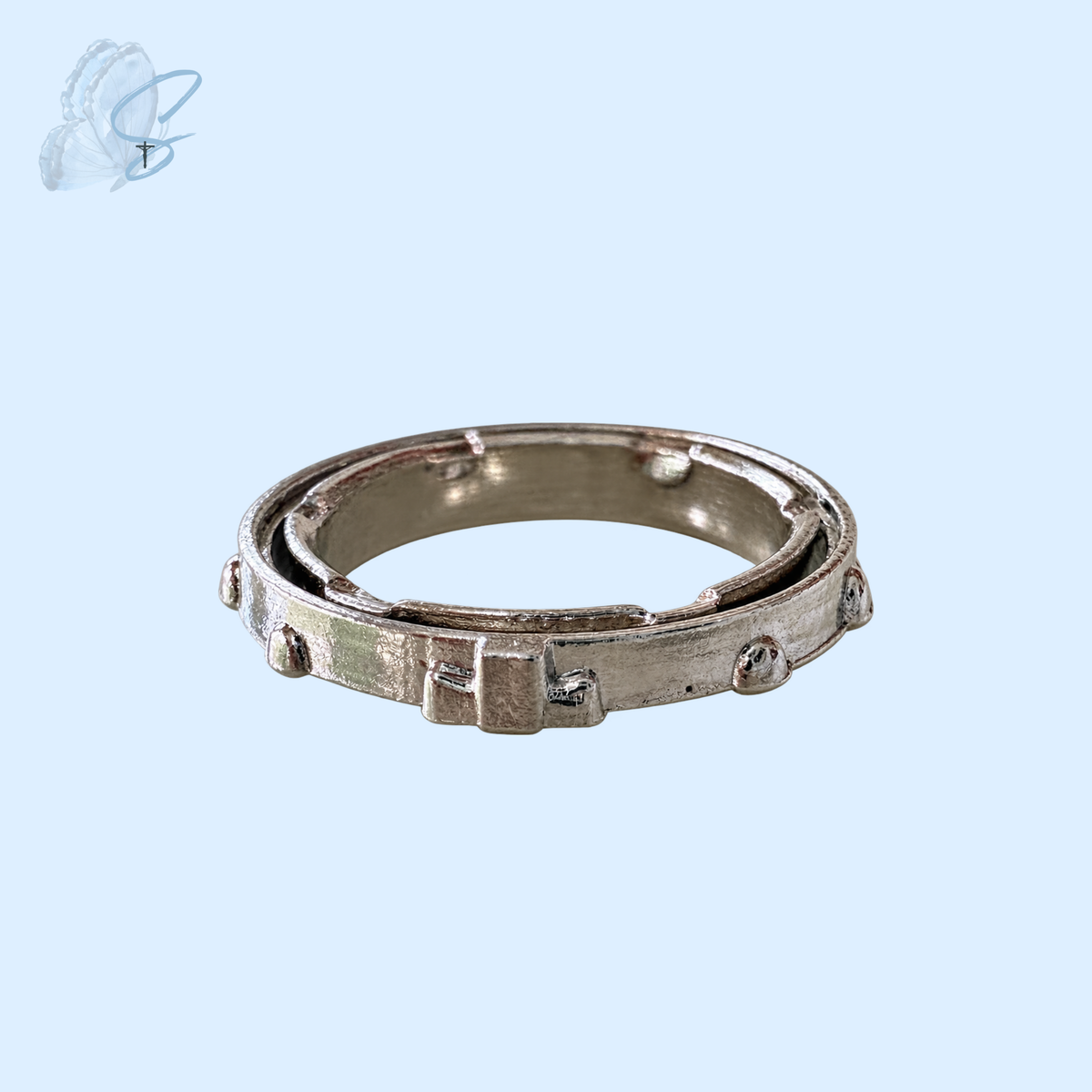 Sliding Rosary Ring | Alloy