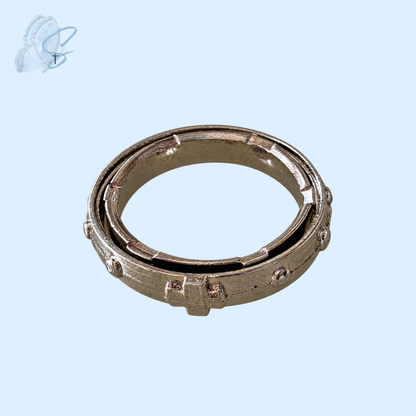 Sliding Rosary Ring | Alloy