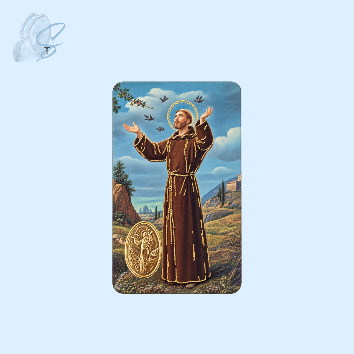 Traditional Catholic Prayer Card