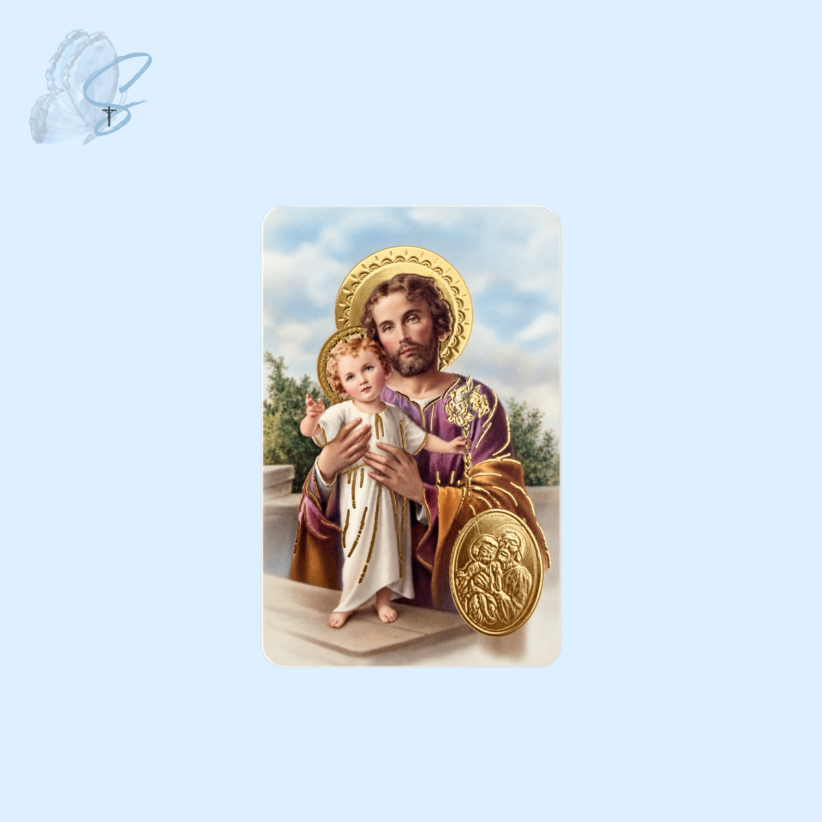 Traditional Catholic Prayer Card