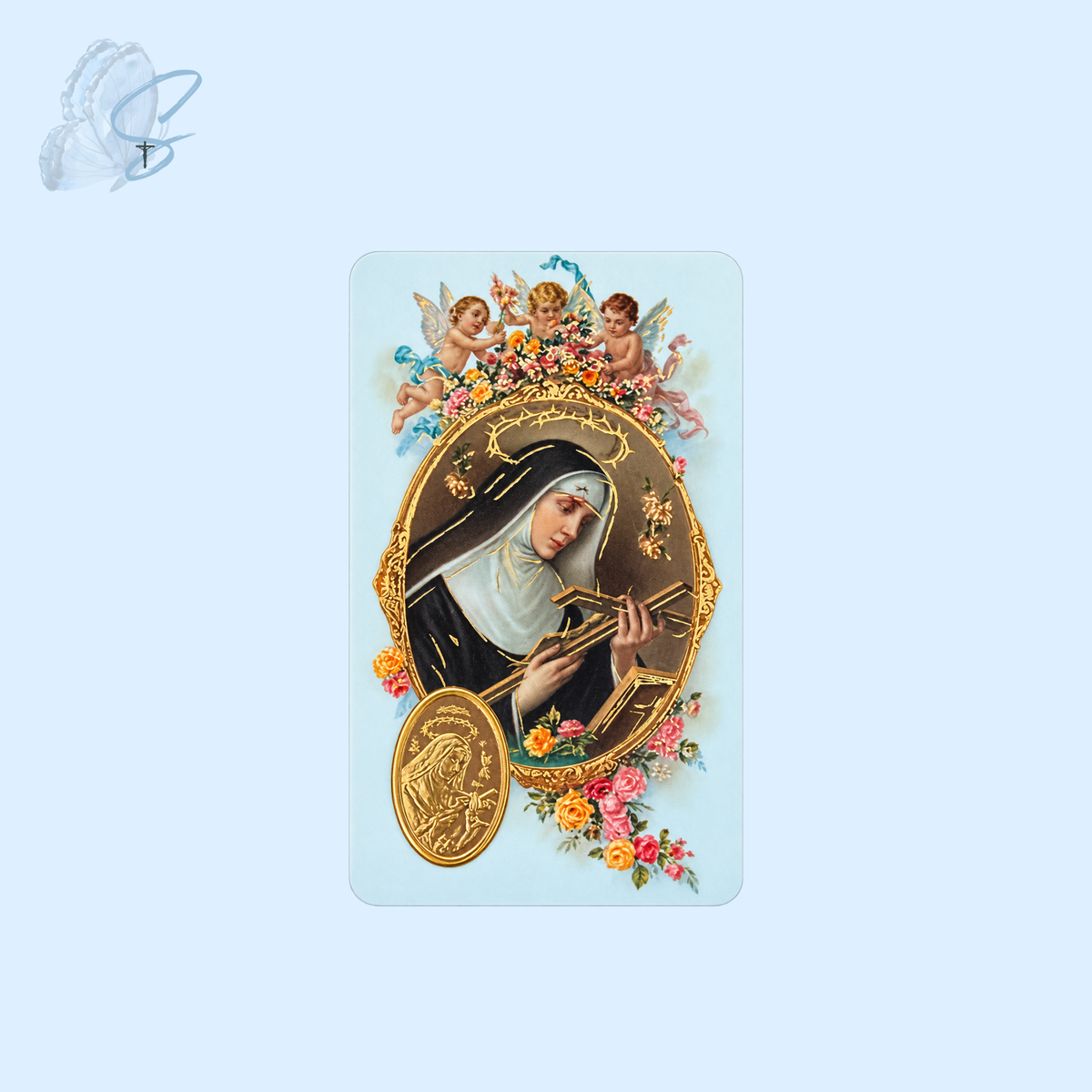 Traditional Catholic Prayer Card