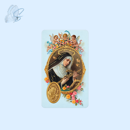 Traditional Catholic Prayer Card